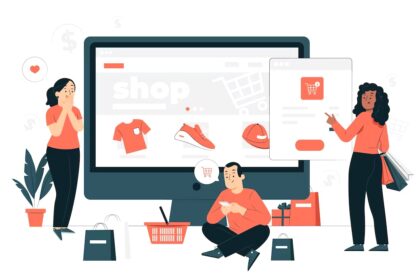 Ilustrasi E-Commerce.