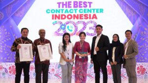 Sejalan dengan komitmen perusahaan untuk memberikan pelayanan terbaik bagi nasabah, PT Pegadaian borong 5 penghargaan di  ajang The Best Contact Center Indonesia 2023 yang diselenggarakan oleh Indonesia Contact Center Association (ICCA) yang digelar di Jakarta, Selasa (26/09). Foto/pegadaian