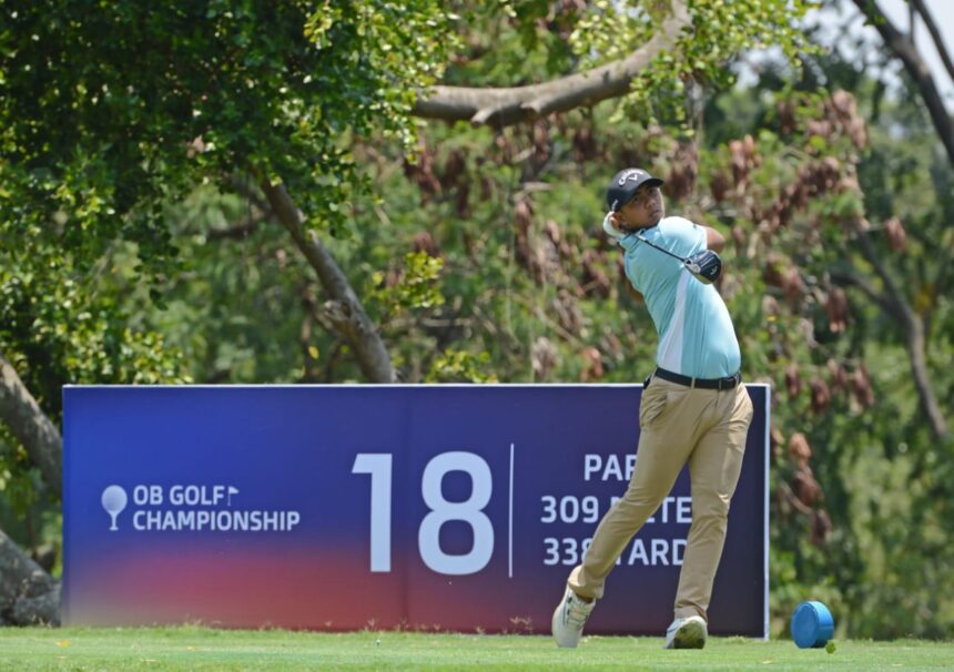Pegolf Indonesia Naraajie Emerald Ramadhanputra mengawali putaran pertama OB Golf Championship (turnamen Asian Development Tour) dengan hasil yang memuaskan. Foto/Ob golf
