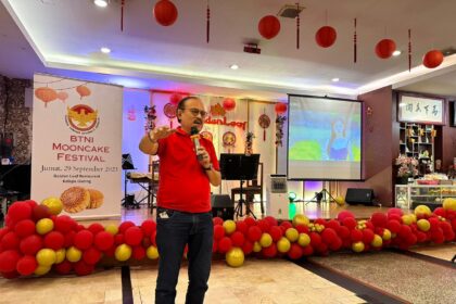 Eros Djarot dalam sambutan acara Mooncake Festival. Foto: Ist.