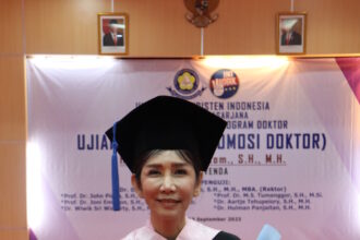 Program Studi Doktor Hukum, Program Pascasarjana Universitas Kristen Indonesia (PPS-UKI) kembali menggelar Ujian Terbuka (Promosi Doktor) dengan Promovenda Heddy Kandou, S.Kom., S.H., M.H. Ujian Terbuka Promosi Doktor tersebut diselenggarakan di Kampus PPS-UKI, Jl. Diponegoro, Salemba, Jakarta Pusat, Rabu siang (13/9/2023). Foto/uki