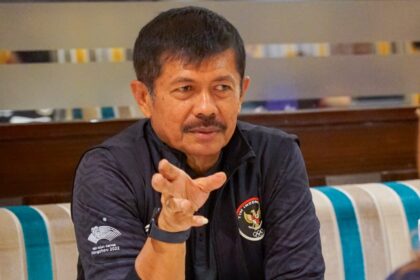 Pelatih tim U-24 Indonesia Indra Sjafri