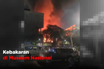 Kebakaran di Museum Nasional