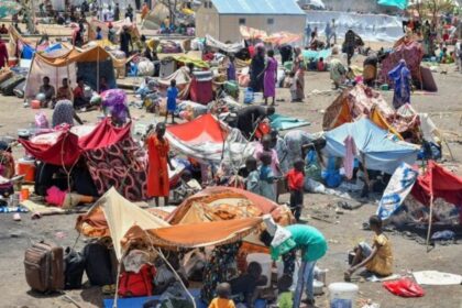 On May 1 2023 civilians who escaped the conflict ridden Sudan sought refuge at the UNHCR transit center located in Renk near the border crossing point in Renk County Upper Nile State. Reuters 768x485 1