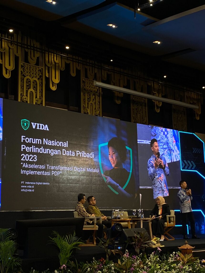 VIDA dalam Forum Nasional Perlindungan Data Pribadi 2023.