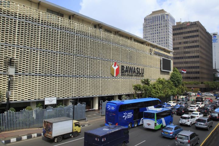 Gedung Bawaslu RI di kawasan Jakarta Pusat.(foto dok Bawaslu RI)