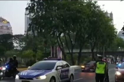 Polisi trobos tamu KTT ASEAN, Foto: Instagram, @terang_media