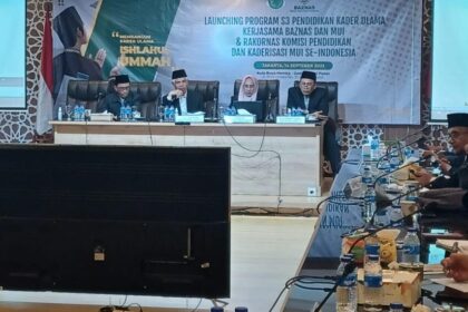 Komisi Pendidikan dan Kaderisasi MUI dan Baznas kembali melaunching Program Beasiswa Starata-3 Pendidikan Kader Ulama (PKU). Foto: MUI