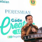 PT Pegadaian kali ini berkolaborasi dengan Universitas Mataram mendirikan The Gade Creative Lounge yang diresmikan pada Kamis (14/9).