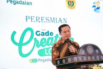 PT Pegadaian kali ini berkolaborasi dengan Universitas Mataram mendirikan The Gade Creative Lounge yang diresmikan pada Kamis (14/9).