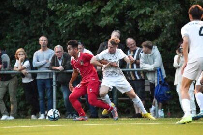 Timnas Indonesia U-17 saat menjalani uji coba di Jerman. Foto: PSSI