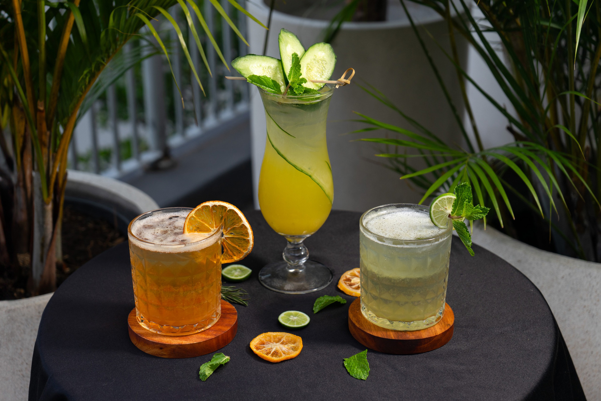 Sunrise Mocktail: Ginger Tea, Pina Refresher, dan Pina Lavande. (dok. Swiss-Belresort Dago Heritage Bandung)