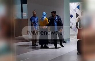 Penampakan Menteri Pertanian Syahrul Yasin Limpo (SYL) telah tiba di Bandara Soekarno-Hatta (Soetta), Tangerang. (Tangkapan Layar)