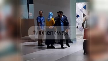 Penampakan Menteri Pertanian Syahrul Yasin Limpo (SYL) telah tiba di Bandara Soekarno-Hatta (Soetta), Tangerang. (Tangkapan Layar)