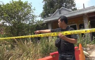 TKP pembunuhan ibu dan anak Tuti Suhartini dan Amalia Mustika Ratu di Subang, Jawa Barat. Ist
