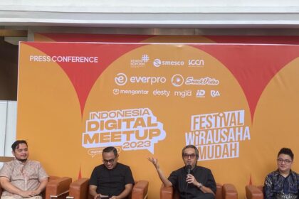 Konferensi Pers Indonesia Digital Meet Up 2023, foto: dok/Smesco