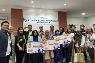 Melaju go digital dalam memasarkan produk, tiga entitas Holding Ultra Mikro BRI, Pegadaian dan PNM membuat program literasi bertajuk ‘SenyuM incubation Program’. Foto: Dok Pegadaian