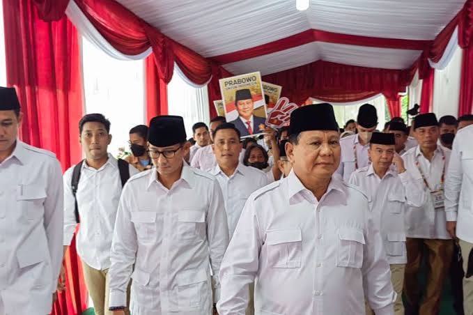 Bacapres Prabowo Subianto di salah satu acara.(foto dok pribadi)