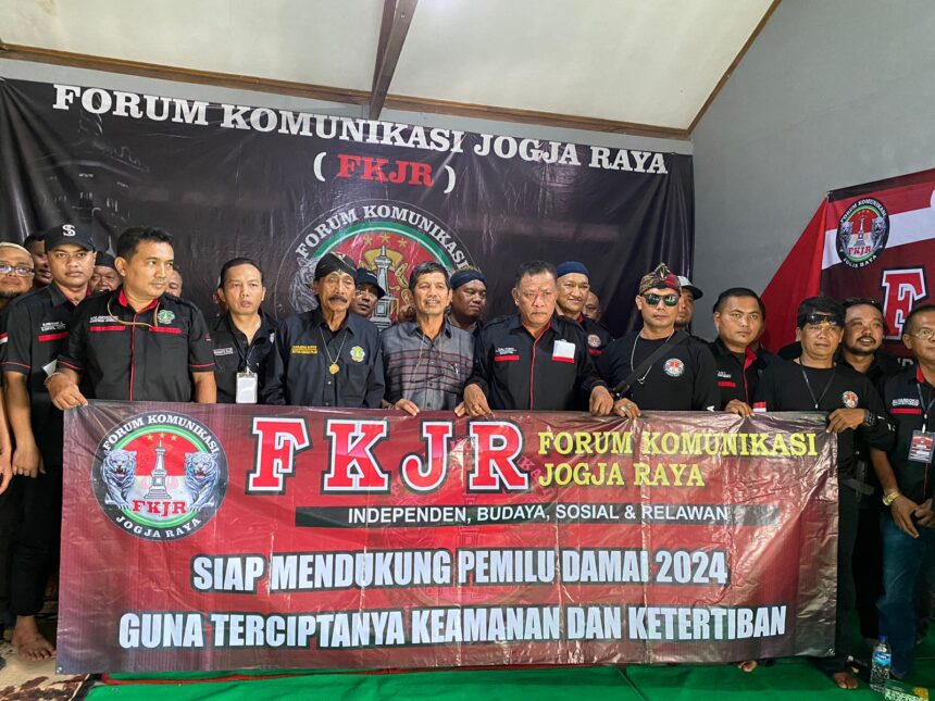 FKJR Pastikan Siap membantu Polri Dalam Menjaga Kamtibmas Jelang pesta Demokrasi 2024. Foto/FKJR