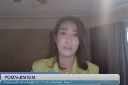 Yoon-Jin Kim mengutarakan bahwa krisi air dan ketahanan pangan harus menjadi isu bersama dunia.