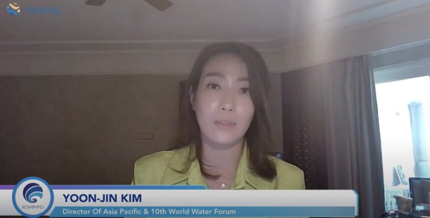 Yoon-Jin Kim mengutarakan bahwa krisi air dan ketahanan pangan harus menjadi isu bersama dunia.