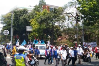 Pendukung pasangan capres Ganjar-Mahfud.(foto Sofian/ipol.id)