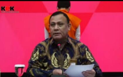 Ketua KPK, Firli Bahuri. Foto: Live streaming YT KPK