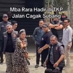 Mba Rara datangi rumah korban pembunuhan Ibu dan Anak di Subang.