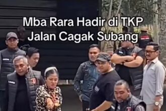 Mba Rara datangi rumah korban pembunuhan Ibu dan Anak di Subang.