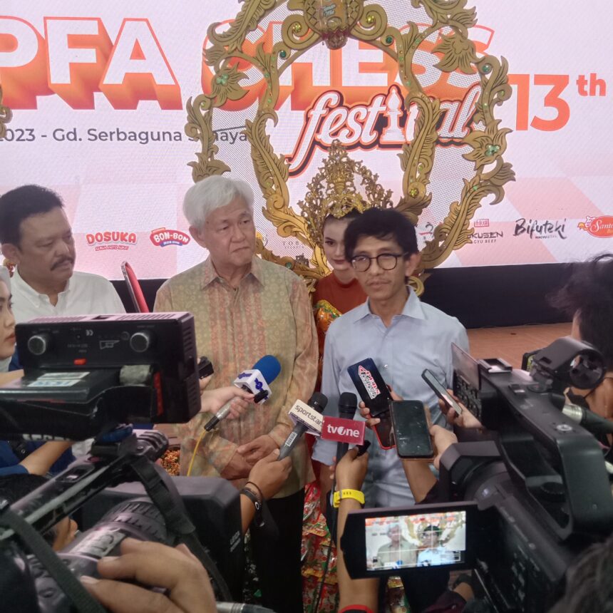 Pembukaan Turnamen Japfa Chess Festival 2023 yang Diikuti 472 Pecatur. Foto/ipol