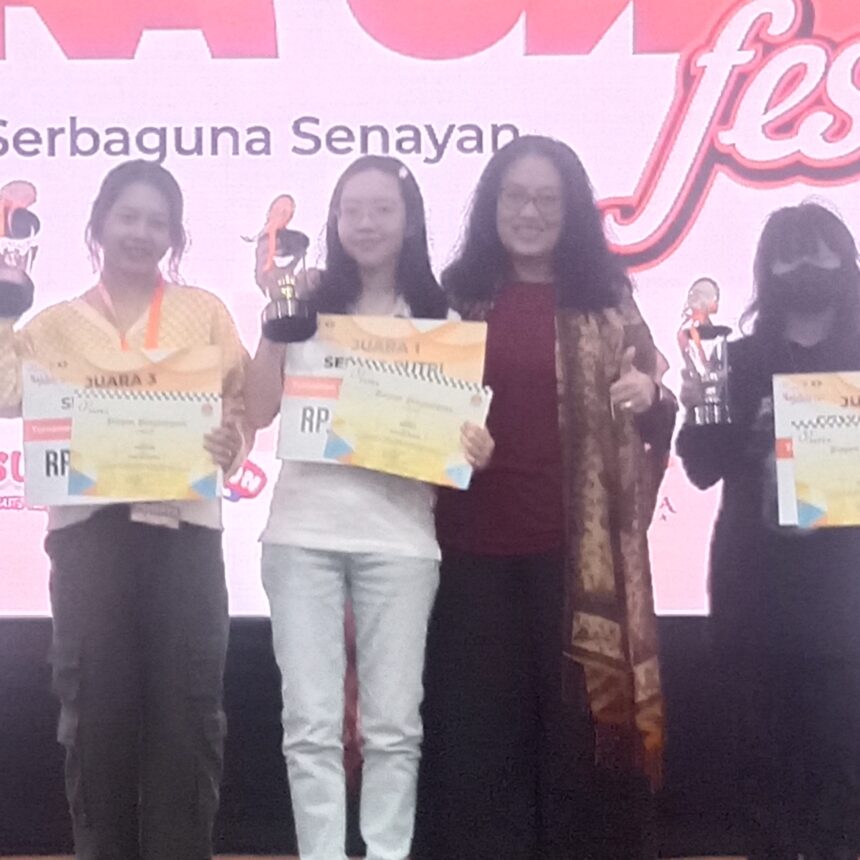 WCM Cecilia Natalie Liuviann berhasil mengukuhkan diri sebagai yang terkuat dalam Turnamen JAPFA Chess Festival 2023 Senior Putri. Foto/ipol