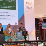 Direktur Utama PT Pertamina Persero Nicke Widyawati Menjadi Narasumber World Food Forum Di kantor Food Agriculture Organization (FAO), Roma, Italia, Kamis (19/10). Foto: Dok Pertamina