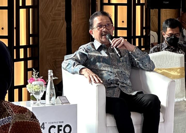 Presiden Direktur PTFI Tony Wenas menjadi narasumber dalam diskusi panel CEO Insight bagian dari Kompas 100 CEO Forum bertema “Menjawab Tantangan melalui Pengembangan Bisnis Keberlanjutan”. Foto: PTFI