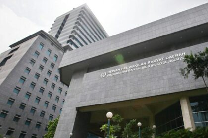 Gedung DPRD DKI Jakarta, di Jalan Kebon Sirih, Jakarta Pusat.(foto dok sekwan)