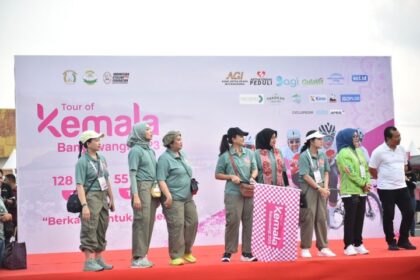 Tour of Kemala 2023 sukses di gelar di hari pertama dengan menghadirkan 400 peserta. Foto: ist