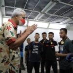 Ganjar saat memberi nasihat kepada para pelajar SMKN Jawa Tengah di Pati, Jateng