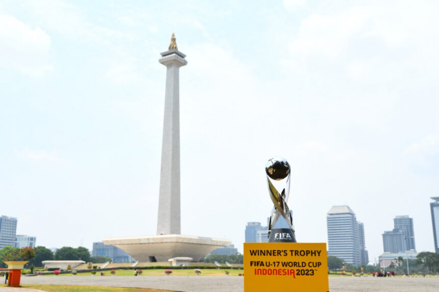 Trofi Piala Dunia U-17. Polri menyatakan kesiapannya mengamankan penyelenggaraan Piala Dunia U-17. Foto: dok. PSSI