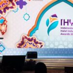 Menteri Perindustrian Agus Gumiwang Kartasasmita di Indonesia Halal Industry Awards 2023 di Jakarta. Foto: Kemenperin
