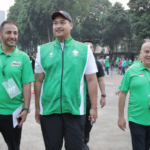 Menpora Dito Ariotedjo mengapresiasi perjuangan kontingen Indonesia di Asian Games 2022 Hangzhou. Foto: Kemenpora