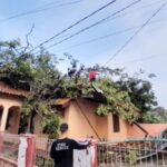 Kondisi rumah warga terdampak angin kencang di Kabupaten Pandeglang, Banten, Kamis (26/10). Foto: BPBD Kabupaten Pandeglang