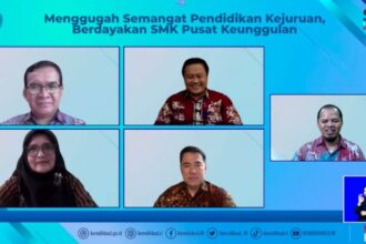 Direktur SMK Kementerian Pendidikan, Kebudayaan, Riset, dan Teknologi (Kemendikbudristek), Wardani Sugiyanto, dalam webinar Silaturahmi Merdeka Belajar (SMB).
