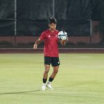 Figo Dennis sudah tak sabar untuk segara tampil di Piala Dunia U-17 2023. Gelandang Tim U-17 Indonesia itu menyebut dia dan kawan-kawannya sudah sangat siap untuk menghadapi laga melawan Ekuador. Foto/timnas u17