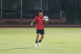 Figo Dennis sudah tak sabar untuk segara tampil di Piala Dunia U-17 2023. Gelandang Tim U-17 Indonesia itu menyebut dia dan kawan-kawannya sudah sangat siap untuk menghadapi laga melawan Ekuador. Foto/timnas u17