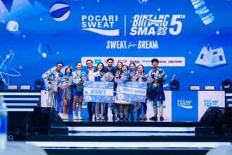 Malam puncak pagelaran pertunjukan finalis 7 terbaik dari POCARI SWEAT Bintang SMA 2023 sukses diadakan di Hall Basket Senayan, Jakarta (11/11/2023). Foto/Irma