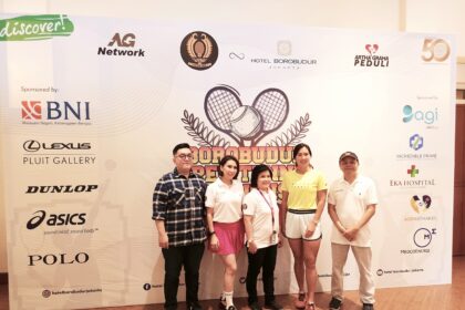 Borobudur Open Tennis Championship 2023 semarak menuju Ulang Tahun Hotel Borobudur Jakarta ke 50. Foto: Istimewa