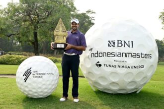 Gaganjeet Bhullar, pegolf asal India Menjuarai BNI Indonesian Masters Presented by Tunas Niaga Energi 2023 Foto/Indonesia master