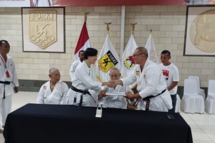 Kerja sama penandatanganan nota kesepakatan dilakukan oleh President Japan Tradisional Karate (JTK) Association, Yuko Takahashi dan Ketua Umum Institut Karate-Do Indonesia (INKAI), Laksamana Muda TNI, Ivan Yulivan di kantor PP INKAI, Honbu Dojo di Jl. Jenderal Urip Sumoharjo, Jatinegara, Jakarta Timur, Jumat (24/11).