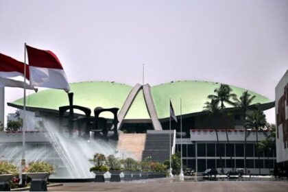 Gedung DPR RI dan DPD RI yang bakal kedatangan 3 capres. Foto dok DPR RI