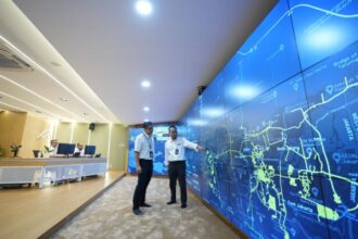 Monitoring proses bisnis untuk meningkatkan tingkat layanan kepada pelanggan secara real time dan terintegrasi, yakni Integrated Monitoring Center (IMOC). Foto: Dok PGN