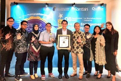 Lembaga Pembiayaan Ekspor Indonesia (Indonesia Eximbank) kembali mencatatkan prestasi dengan meraih dua penghargaan dalam Stellar Workplace Award 2023.